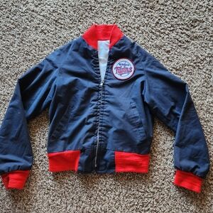 Vintage Kids Minnesota Twins Baseball Jacket